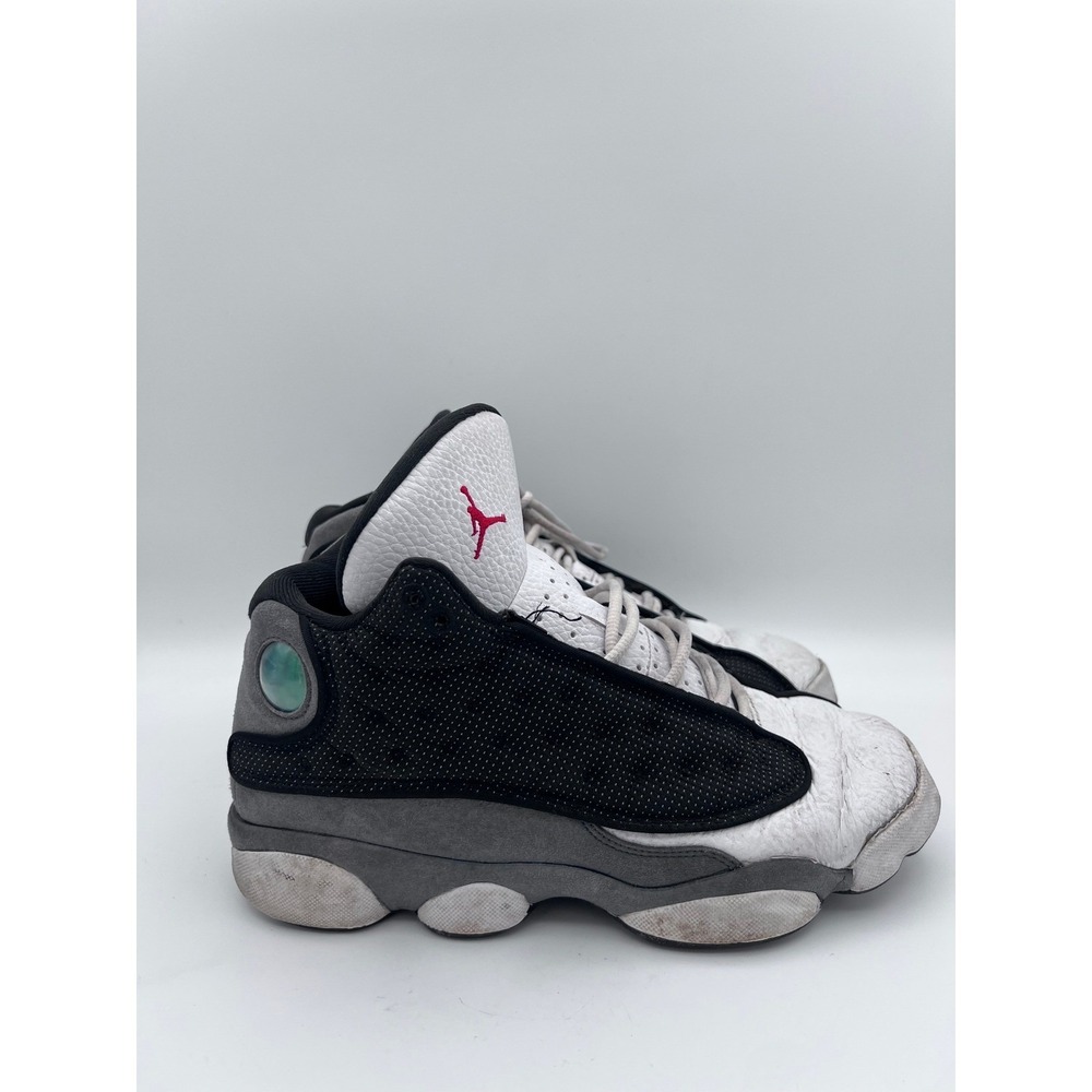 Air Jordan 13 Retro GS Wolf Grey Black White Sneakers 884129-060 Mens 7Y W 8.5